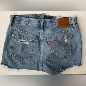 Levi's Classic Blue Denim Shorts